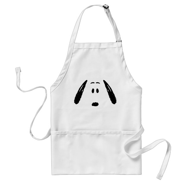Peanuts | Snoopy Face Adult Apron (Front)