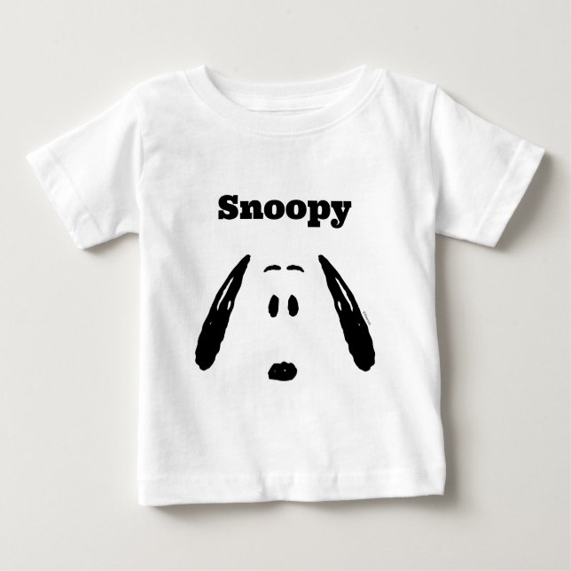 Peanuts | Snoopy Face Baby T-Shirt (Front)