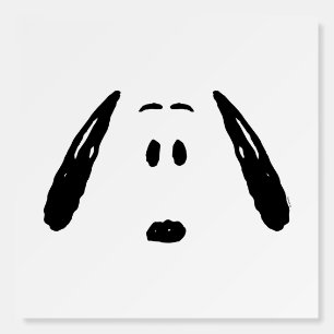Peanuts   Snoopy Face Foam Board