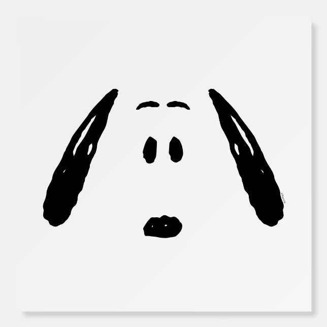 Peanuts | Snoopy Face Foam Board (Front)