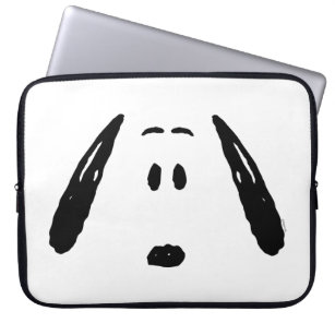 Peanuts   Snoopy Face Laptop Sleeve
