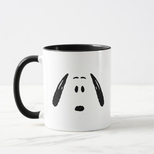 Peanuts  Snoopy Face Mug