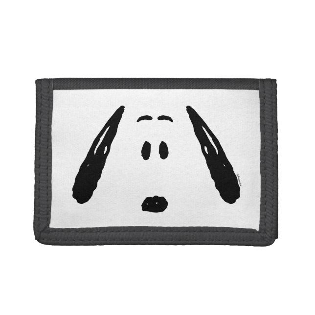 Peanuts | Snoopy Face Trifold Wallet (Front)