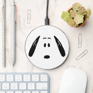 Peanuts Snoopy Face Wireless Charger