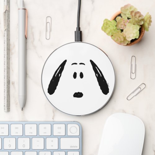 Peanuts  Snoopy Face Wireless Charger