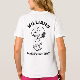 Peanuts   Snoopy Family Vacation T-Shirt