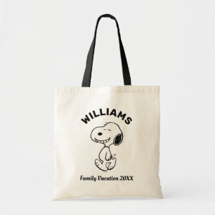 Peanuts Snoopy Family Vacation Tote Bag