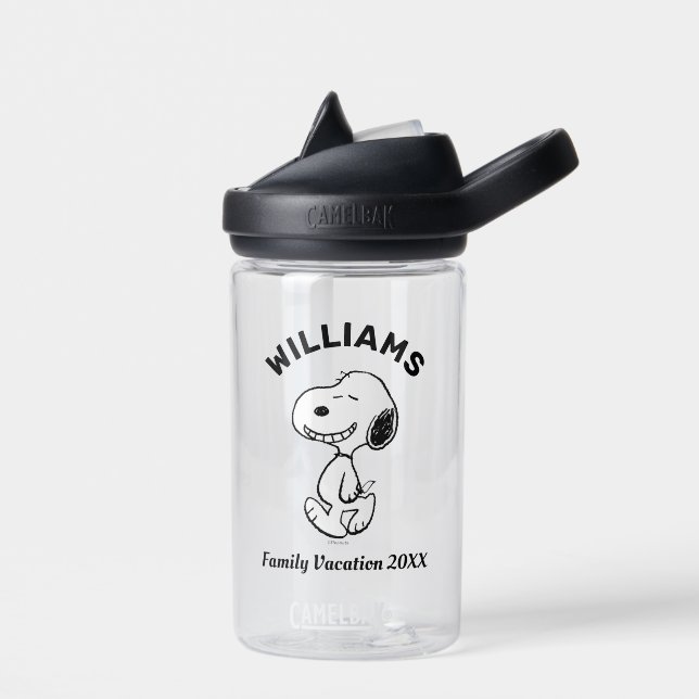 Peanuts | Snoopy Family Vacation Water Bottle (Left)