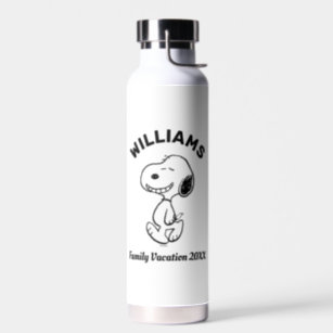 Peanuts   Snoopy Family Vacation Water Bottle