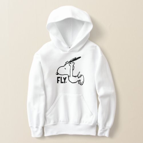 Peanuts  Snoopy Fit to Fly Hoodie