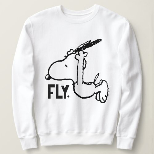 Peanuts  Snoopy Fit to Fly Sweatshirt