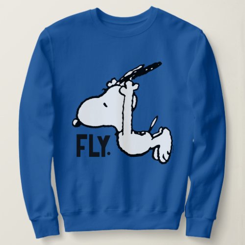 Peanuts  Snoopy Fit to Fly Sweatshirt