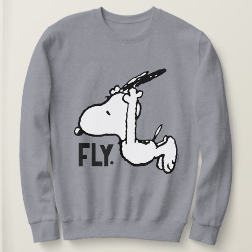 Peanuts  Snoopy Fit to Fly Sweatshirt