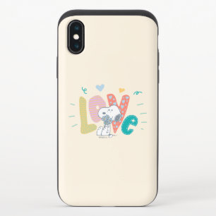 Peanuts   Snoopy Flower Love iPhone X Slider Case