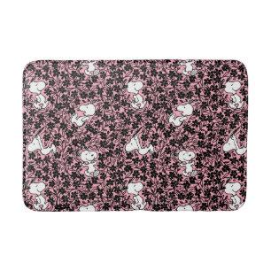 Peanuts   Snoopy Flower Vine Pattern Bath Mat