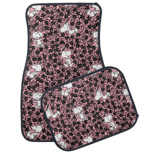Peanuts   Snoopy Flower Vine Pattern Car Floor Mat