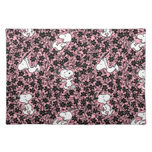 Peanuts   Snoopy Flower Vine Pattern Cloth Placemat