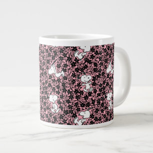 Peanuts Snoopy Flower Vine Pattern Giant Coffee Mug