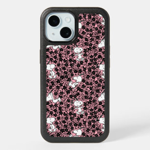 Peanuts   Snoopy Flower Vine Pattern iPhone 15 Case