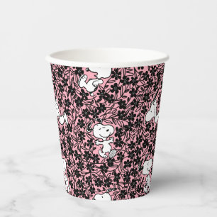 Peanuts   Snoopy Flower Vine Pattern Paper Cups