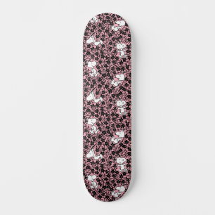 Peanuts Snoopy Flower Vine Pattern Skateboard