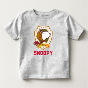 Peanuts   Snoopy Flying Ace Badge Toddler T-shirt