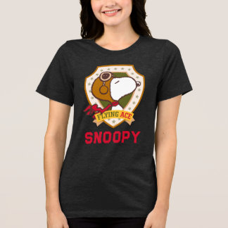 Peanuts | Snoopy Flying Ace Badge Tri-Blend Shirt