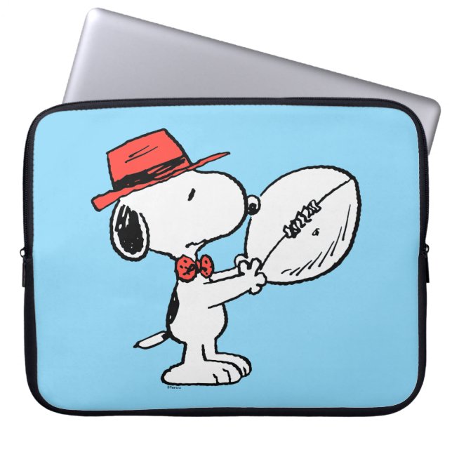 Peanuts | Snoopy Football Coach Laptop Sleeve (Front)