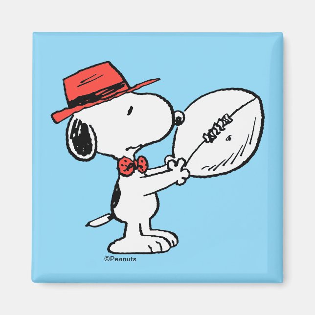 Peanuts | Snoopy Football Coach Magnet (Front)
