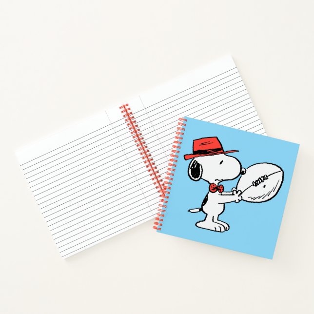 Peanuts | Snoopy Football Coach Notebook (Inside)