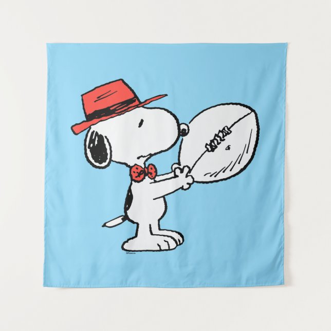 Peanuts | Snoopy Football Coach Tapestry (Front)