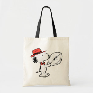 Peanuts Snoopy Football Coach Tote Bag