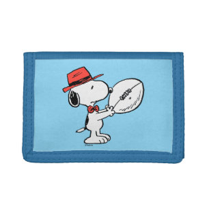 Peanuts   Snoopy Football Coach Tri-fold Wallet