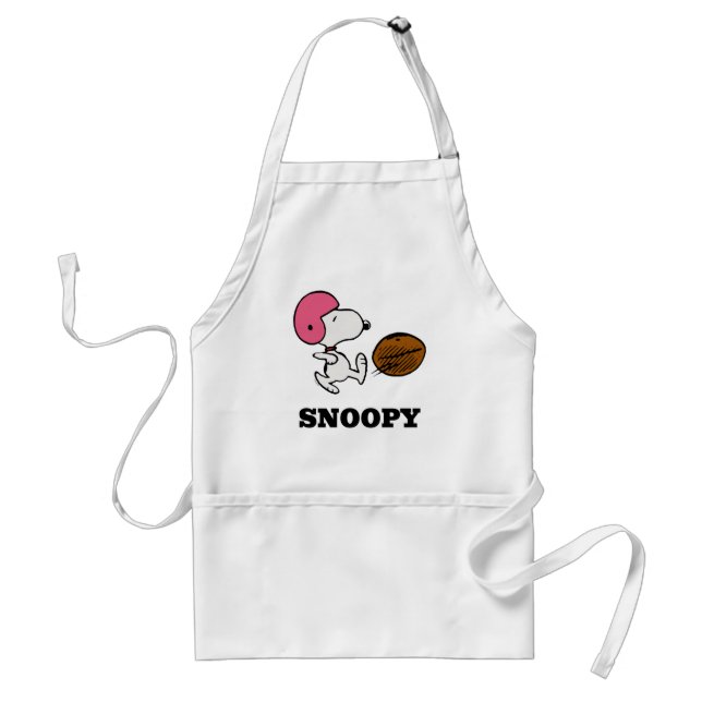Peanuts | Snoopy Football Kicker Adult Apron (Front)
