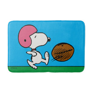 Peanuts   Snoopy Football Kicker Bath Mat