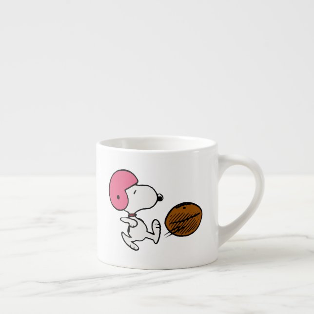 Peanuts | Snoopy Football Kicker Espresso Cup (Right)