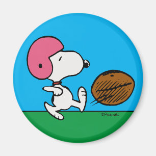Peanuts Snoopy Football Kicker Magnet