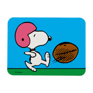 Peanuts Snoopy Football Kicker Magnet