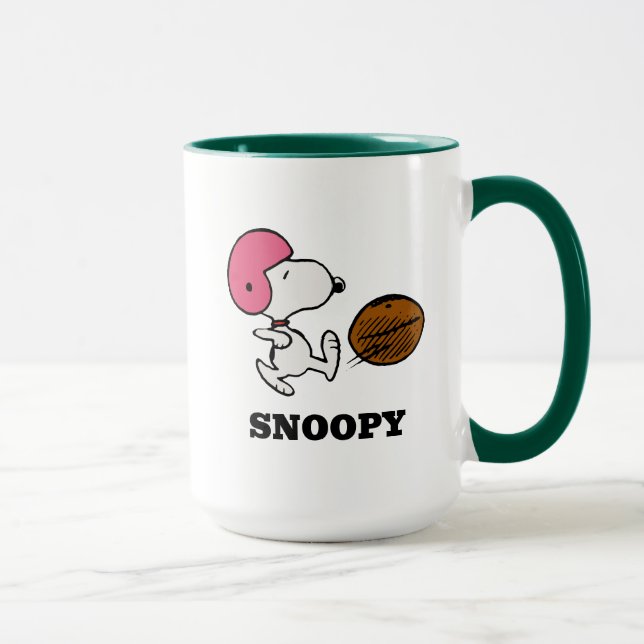 Peanuts | Snoopy Football Kicker Mug (Right)