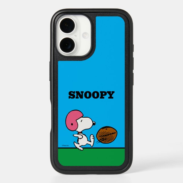 Peanuts | Snoopy Football Kicker Otterbox iPhone Case (Back)