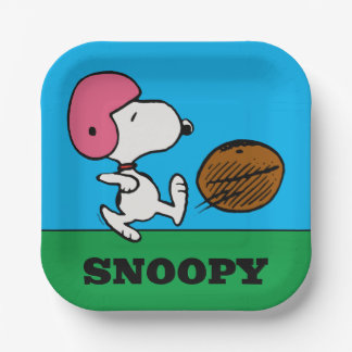 Peanuts | Snoopy Football Kicker Paper Plates