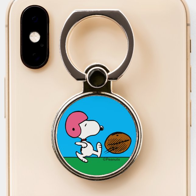 Peanuts | Snoopy Football Kicker Phone Ring Stand (Close Up)
