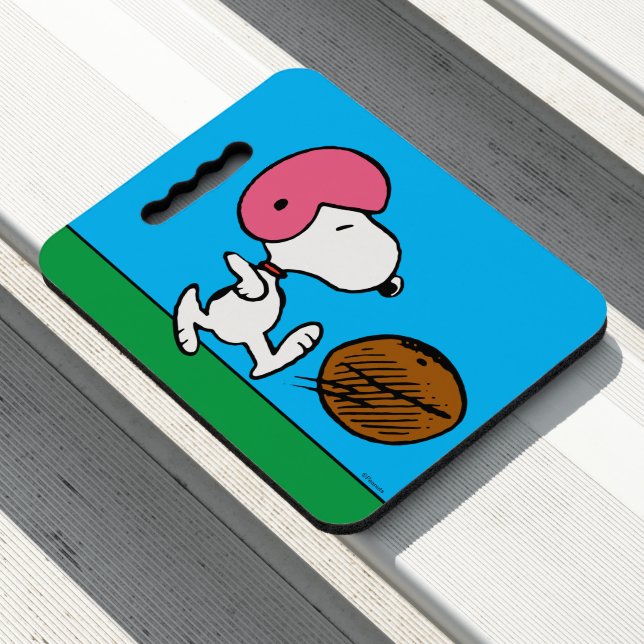 Peanuts | Snoopy Football Kicker Seat Cushion (In Situ)