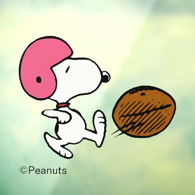 Peanuts | Snoopy Football Kicker Window Cling (Sheet 3)