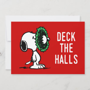Peanuts   Snoopy for the Holidays Add Your Photos Holiday Card