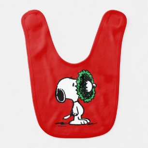 Peanuts   Snoopy for the Holidays Baby Bib