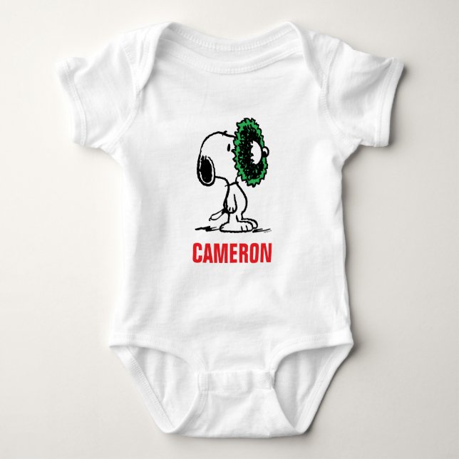 Peanuts | Snoopy for the Holidays Baby Bodysuit (Front)