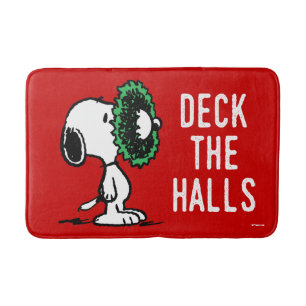 Peanuts   Snoopy for the Holidays Bath Mat
