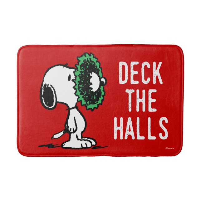 Peanuts | Snoopy for the Holidays Bath Mat (Front)