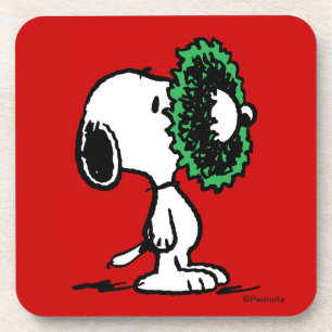 Peanuts Snoopy for the Holidays Beverage Coaster